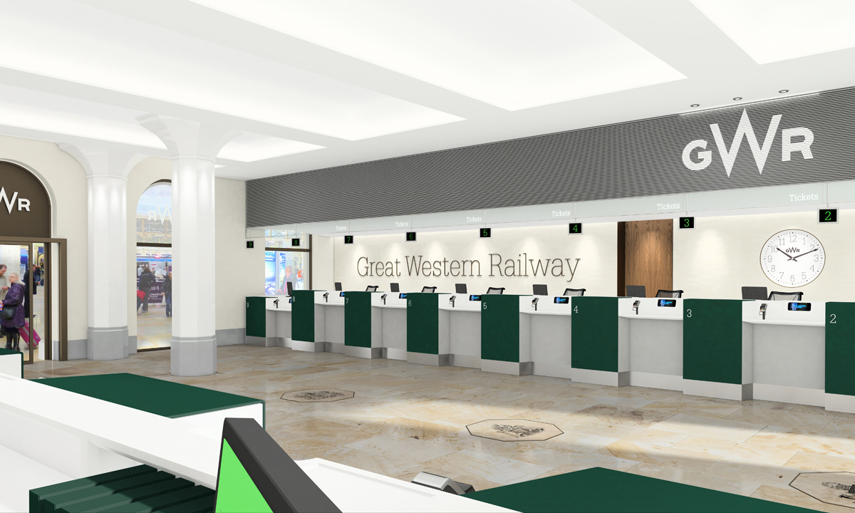 Paddington ticket office (render)