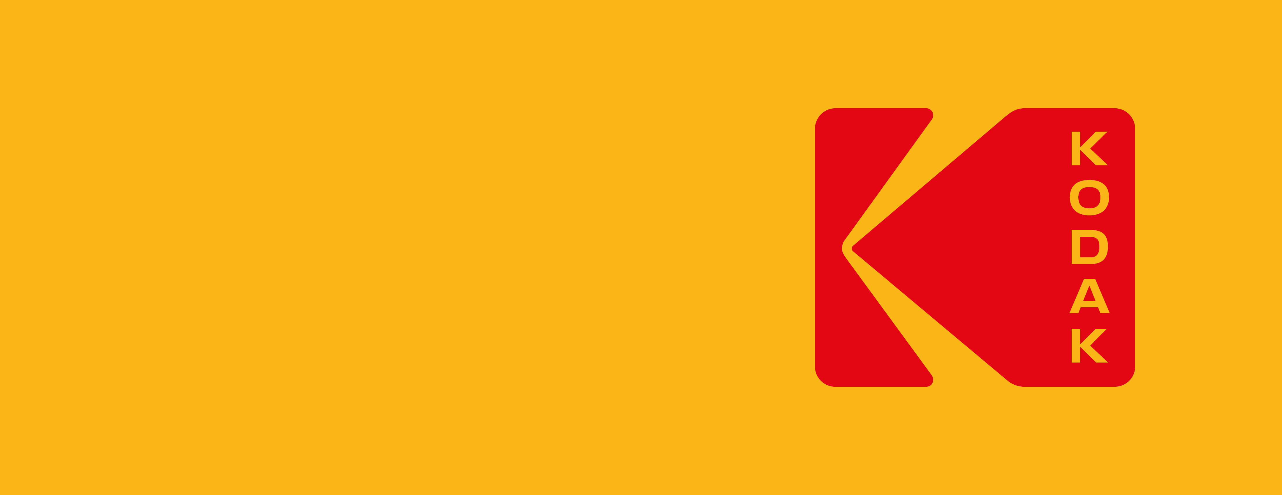 Kodak's new logo. The K device was created by Peter J. Oestreich in 1971. New York studio Work + Order has updated the design to include the brand name, arranged vertically in sans serif lettering