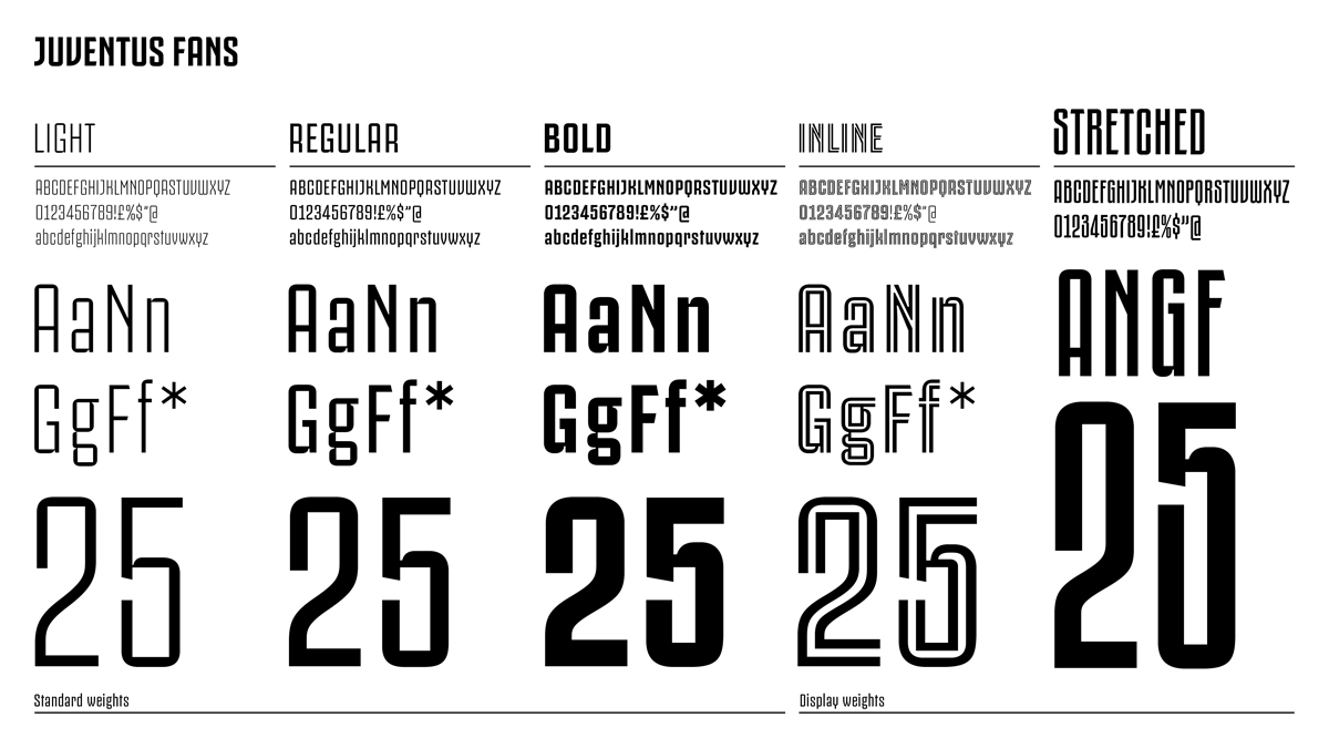 Juventus Fans typeface