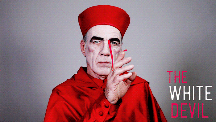 GIF promoting Annie Ryan's production of The White Devil at the Globe theatre
