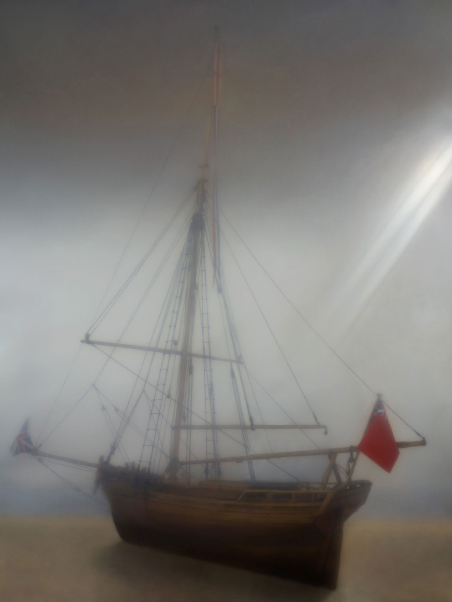 Photograph of the science museum's ship model collection