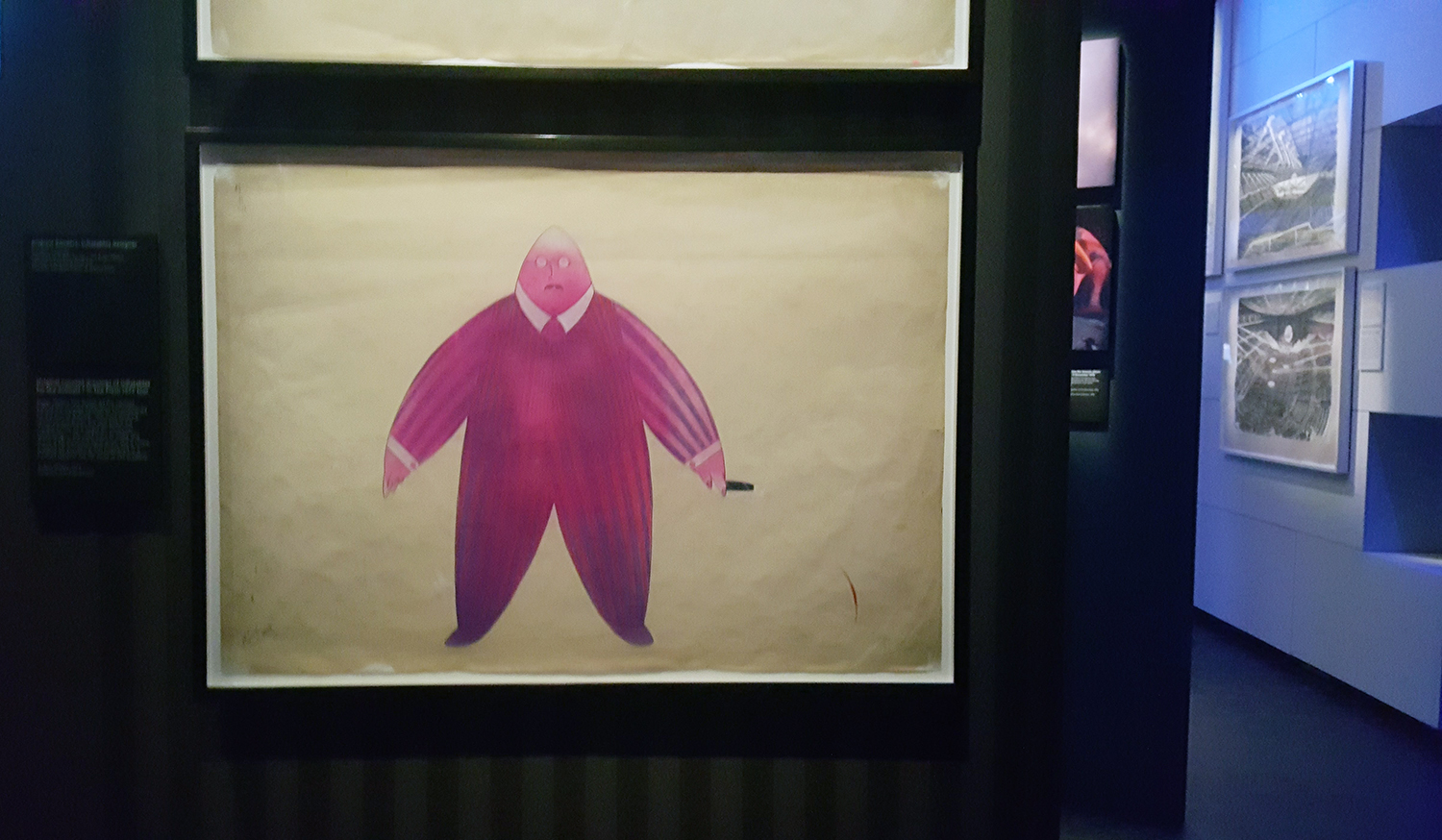 Original concept drawing by Andrew Sanders for an inflatable featured in Pink Floyd's Animals/In The Flesh tour (1977)
