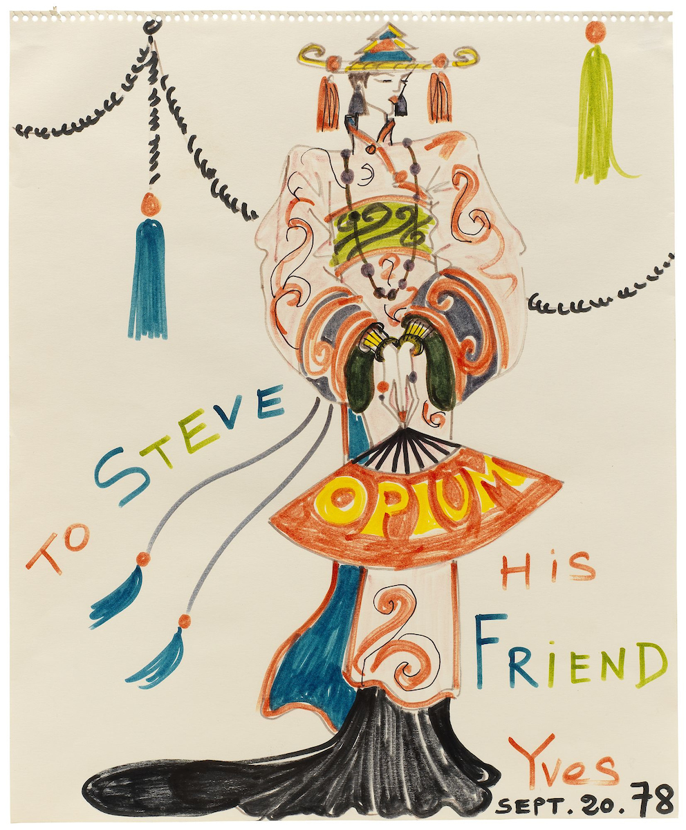 Drawing from Image from Studio 54 exhibition