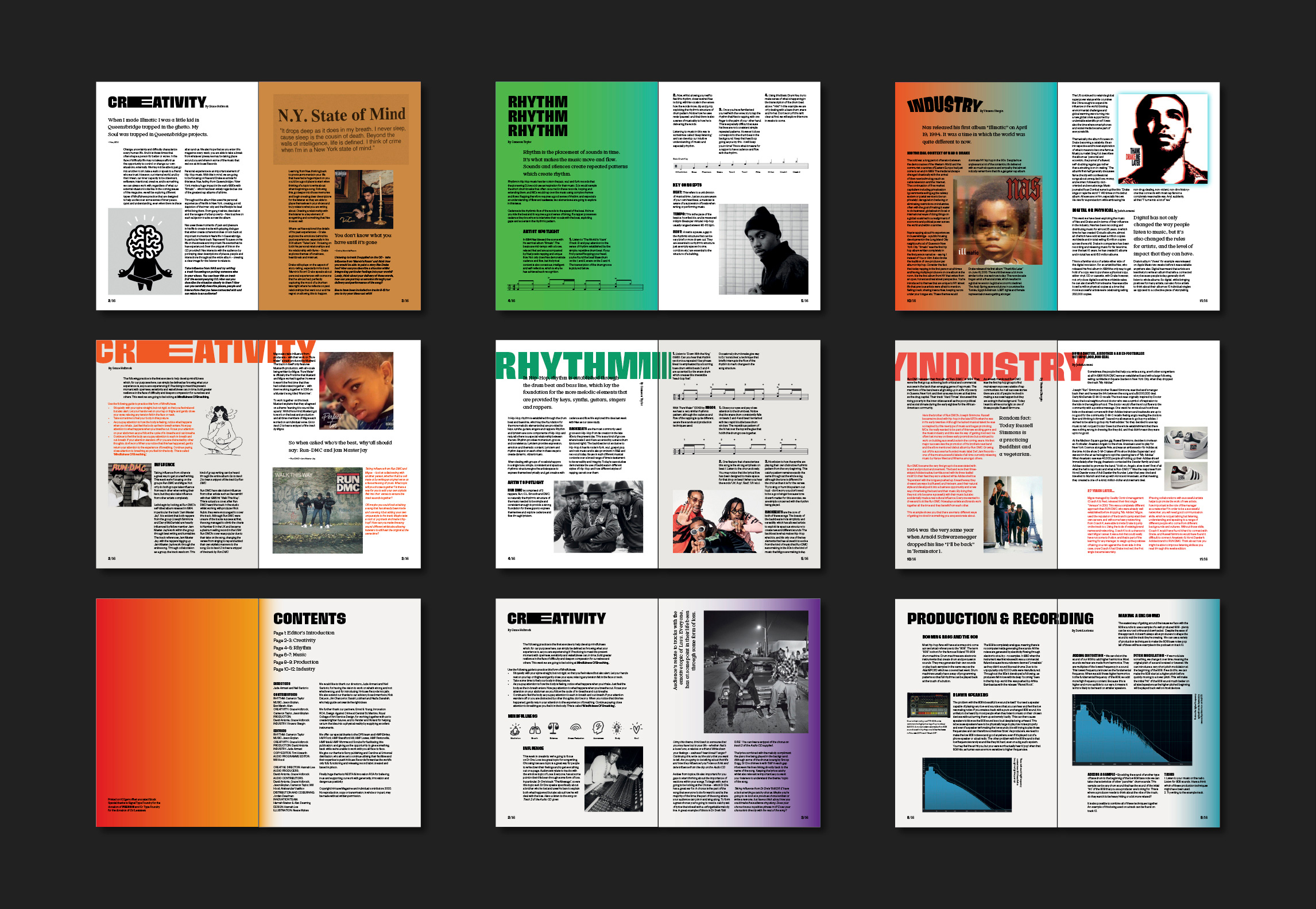 Aux zine by InHouse Records