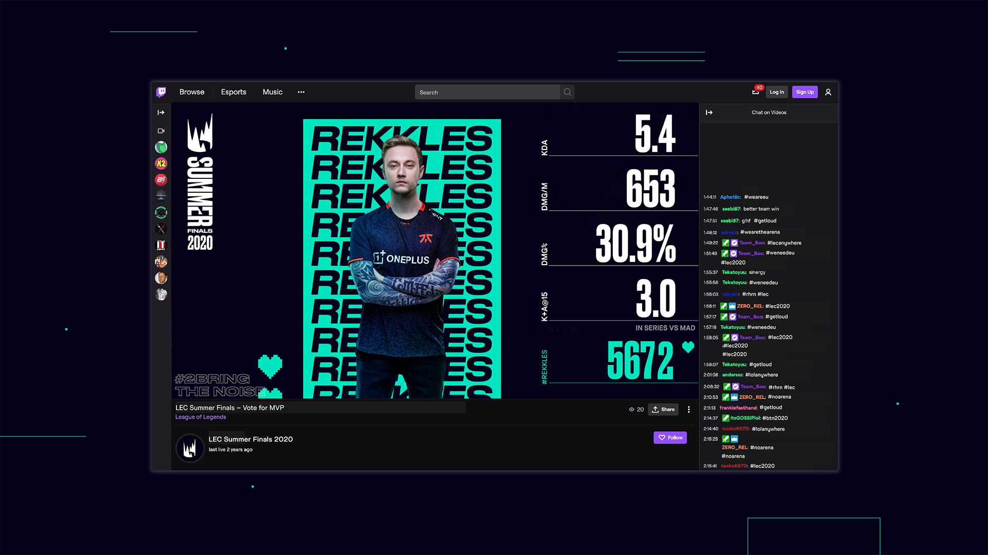 LEC Summer Finals 2020 identity