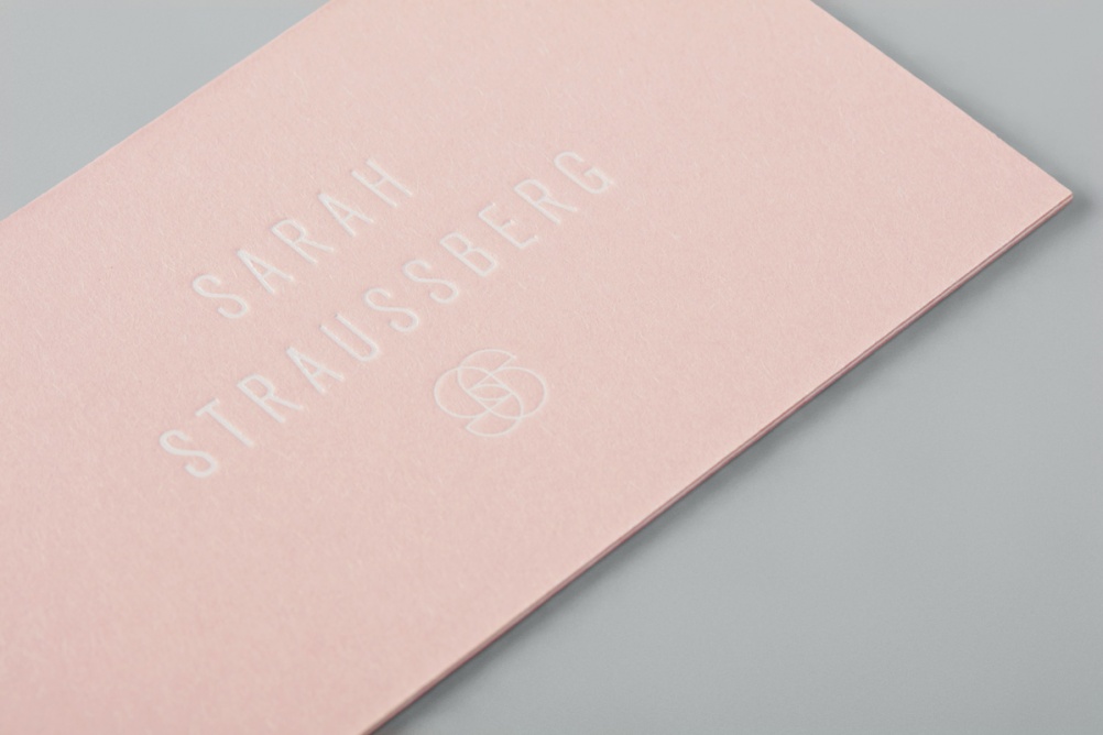 Sarah Straussberg branding, by Stevie Wilcox - Design Week