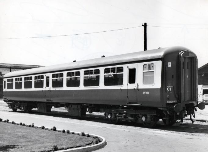 Mark II passenger coach of 1967 developed from the xp64 prototypes