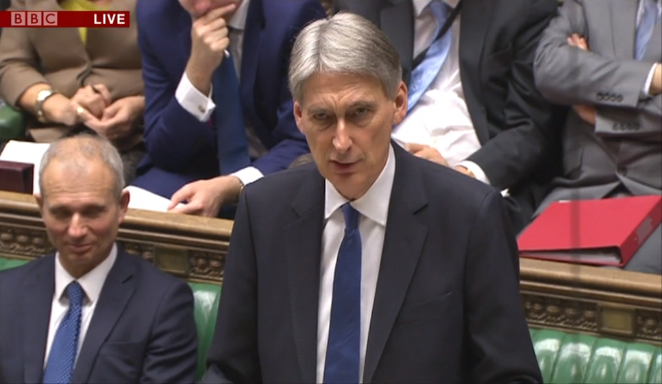 Chancellor of the Exchequer Philip Hammond