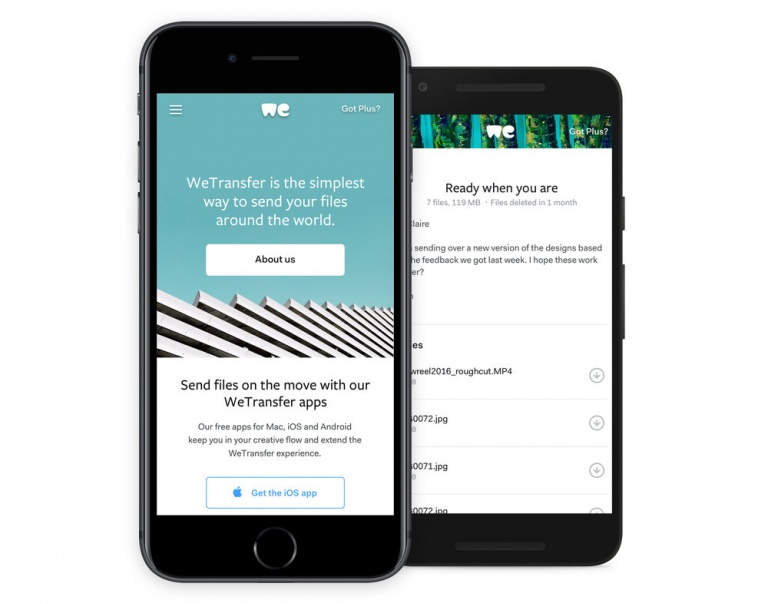 we transfer app we transfer app