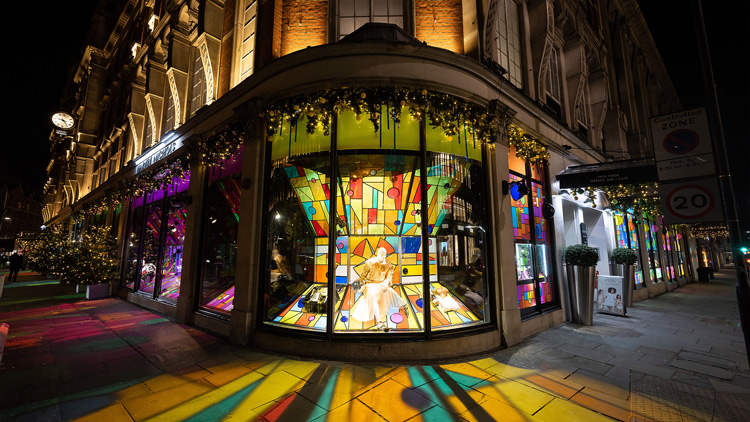 Harrods, Selfridges and Liberty show off their window displays