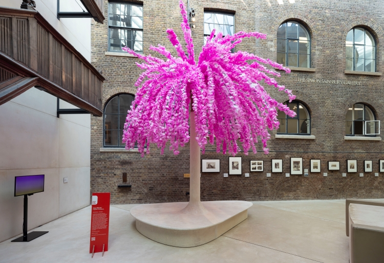 Inside Victoria and Albert Museum in London, England Editorial