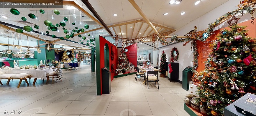 Stairs deck John Lewis' virtual Christmas store is more experiential than retail