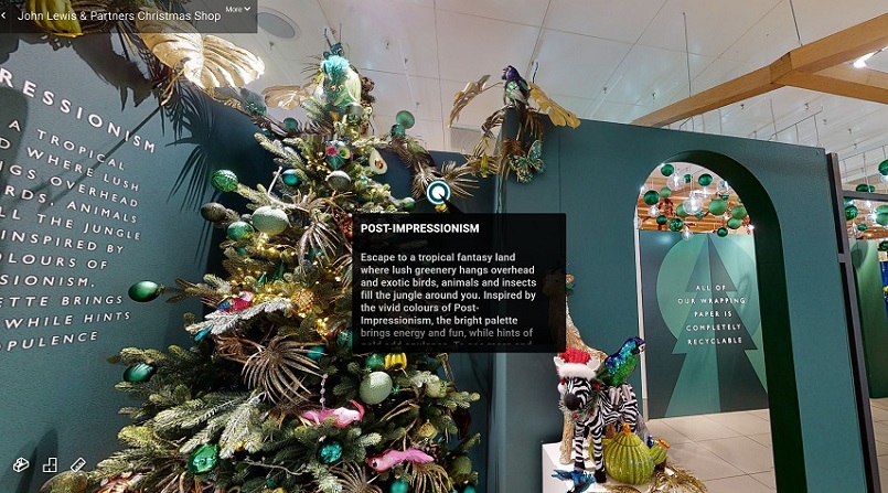 Virtual experiential econsultancy John Lewis' virtual Christmas store is more experiential than retail