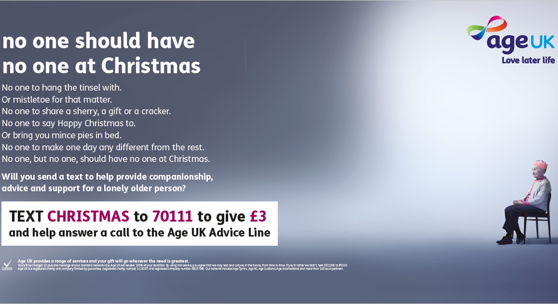 Age Uk On Its Tie Up With John Lewis And Why Christmas Is A Key Time To Talk About Loneliness Marketing Week