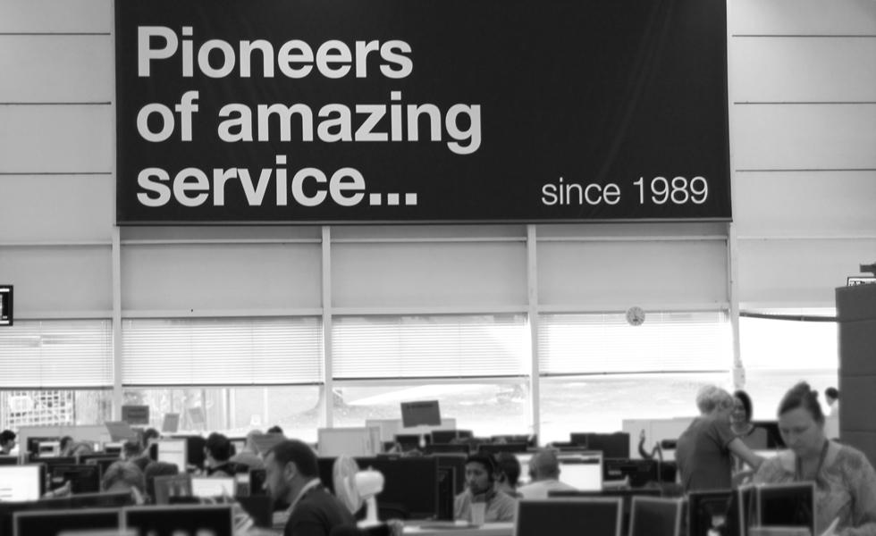 First direct customer experience