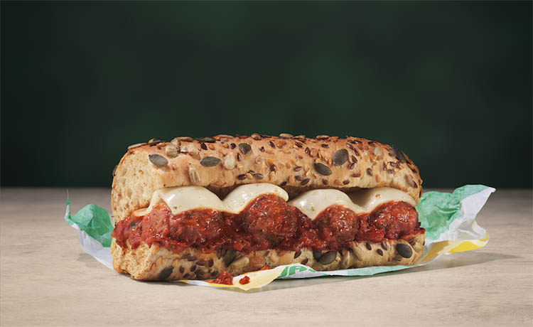 Subway Meatless Meatball Marinara