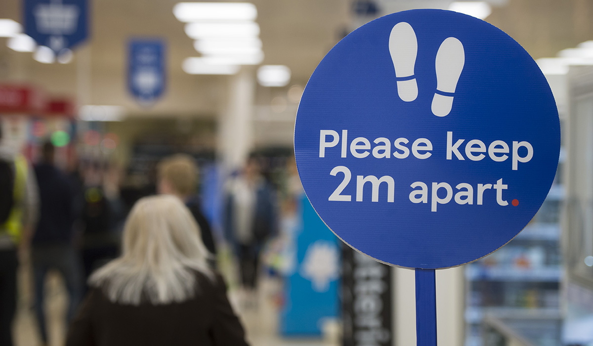Tesco social distancing